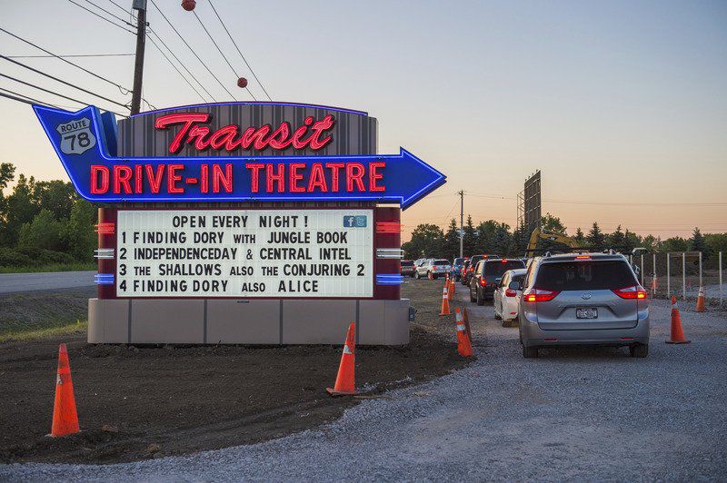 The transit drive in theatre lockport ny